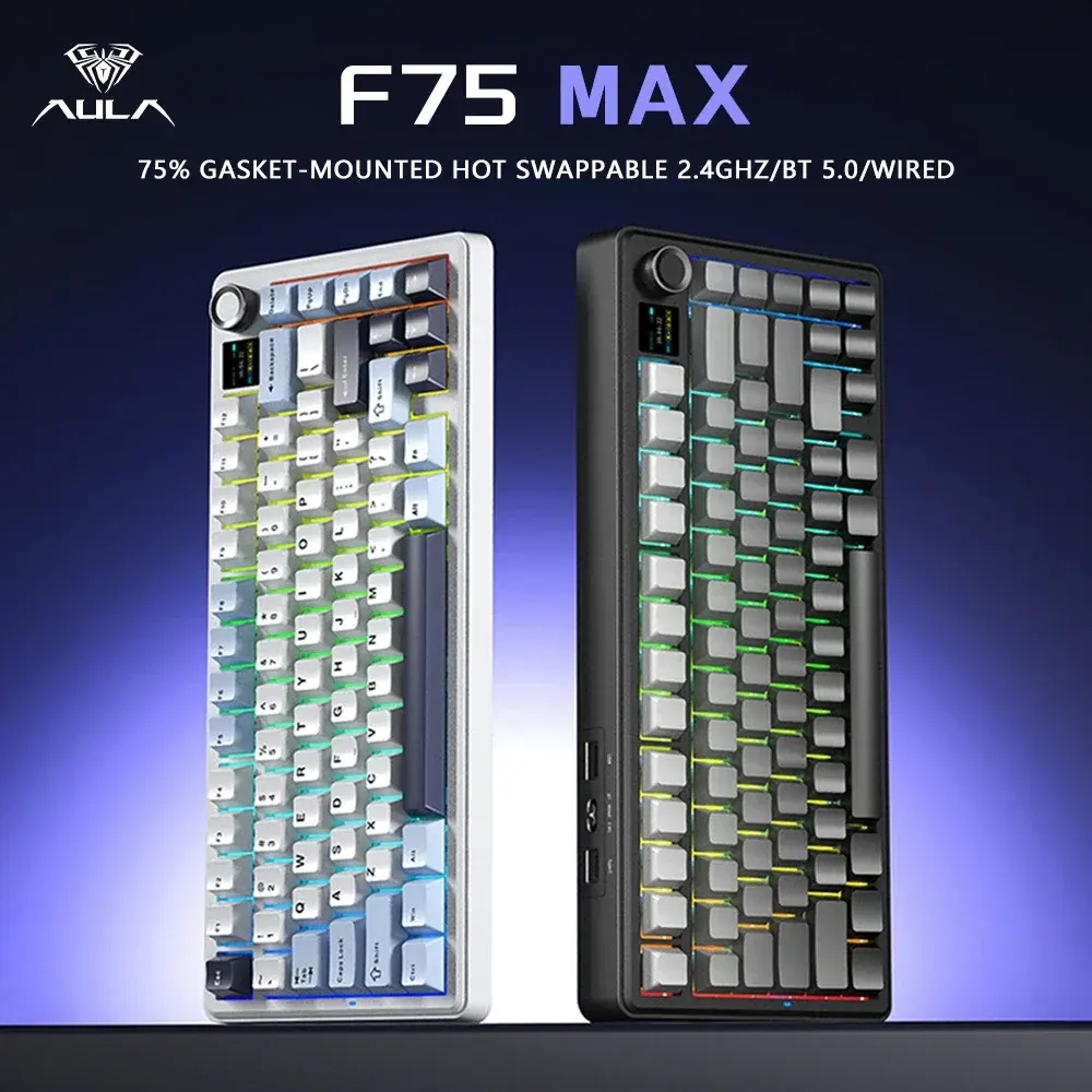 Gaming Keyboard Hot Swappable - Tastiera Meccanica da Gaming AULA F75MAX
