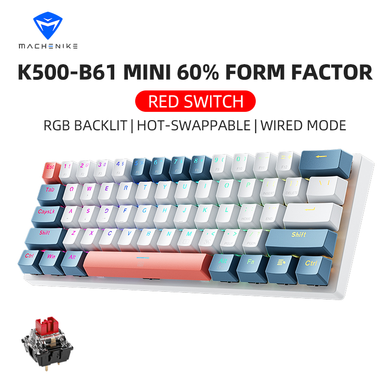 K500-B61 Machenike Mini Keybao - Gaming Keyboard Hot Swappable recensione e prezzo
