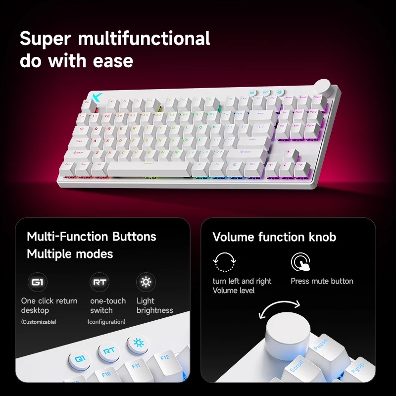 Tastiera da Gaming Cablata Mch - Gaming Keyboard Hot Swappable recensione e prezzo