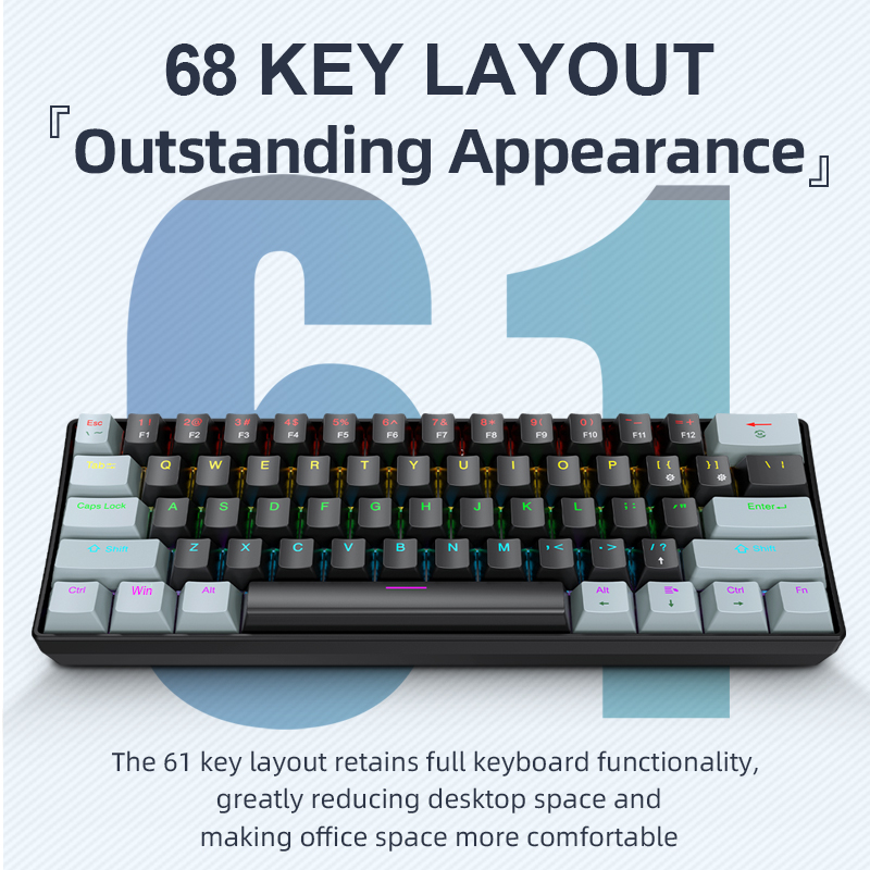 APAYADO K61 Mini tastiera mecc - Gaming Keyboard Hot Swappable recensione e prezzo