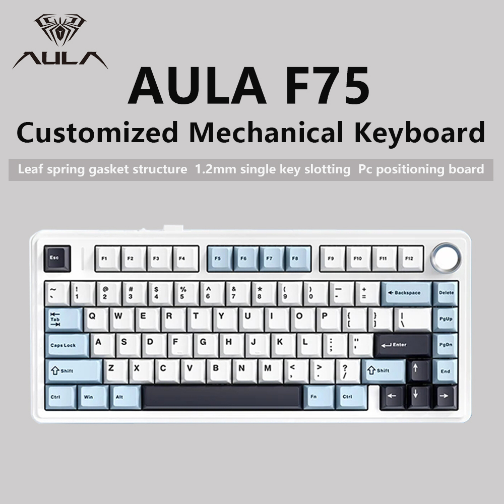 AULA F75 2.4G Wireless/Bluetoo - Keyboard Gaming Blue Switch recensione e prezzo