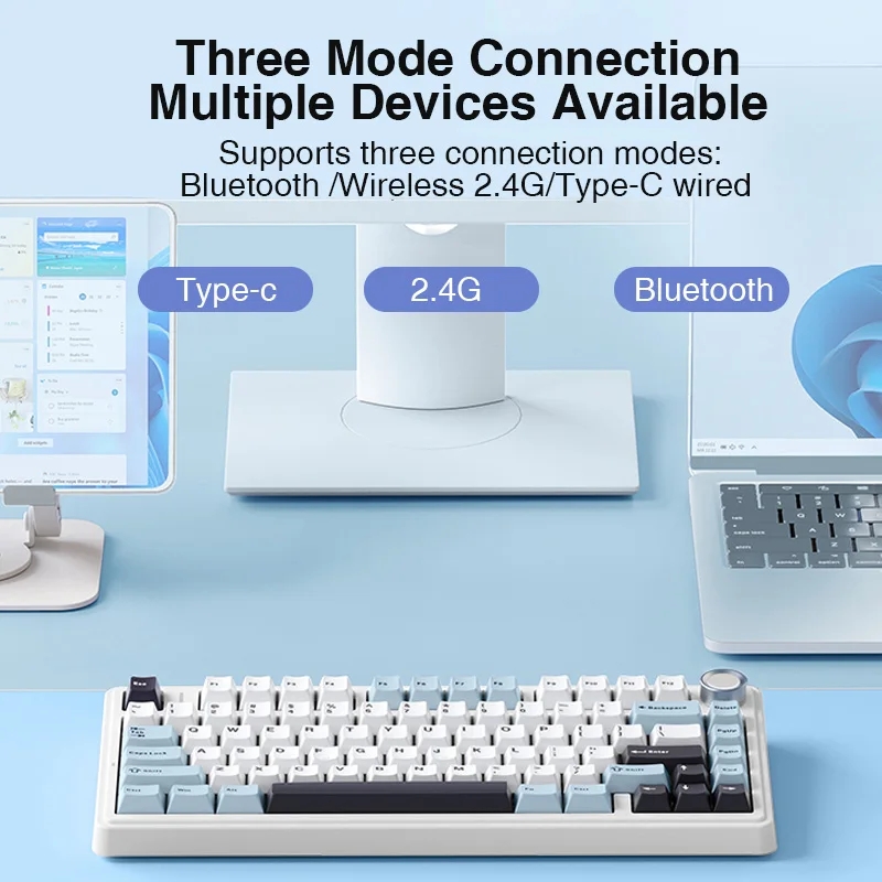 AULA F75 2.4G Wireless/Bluetoo - Keyboard Gaming Blue Switch recensione e prezzo