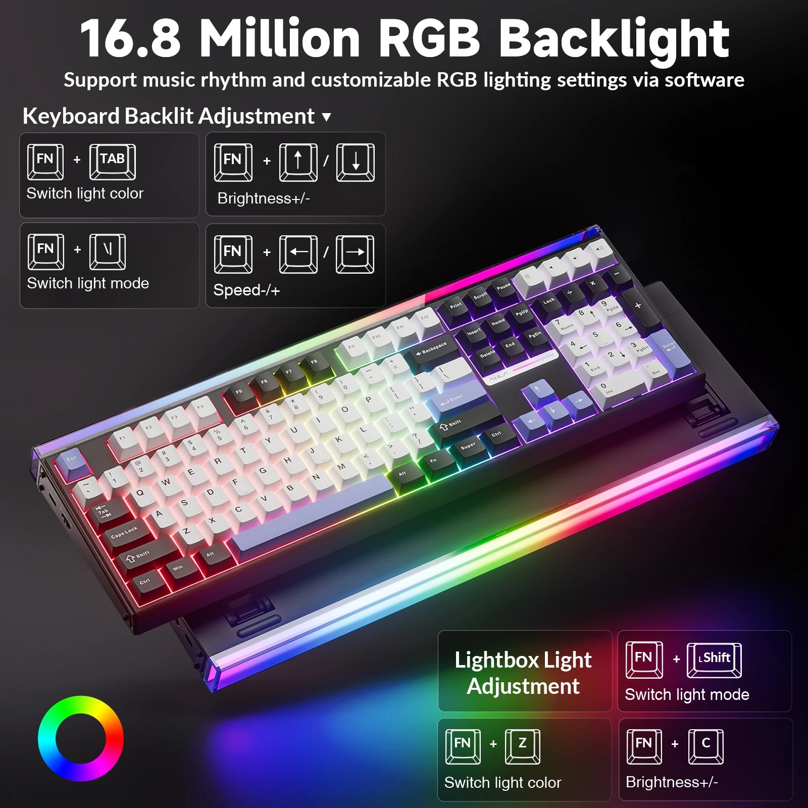 Tastiera meccanica AULA H108 T - Gaming Keyboard Hot Swappable recensione e prezzo