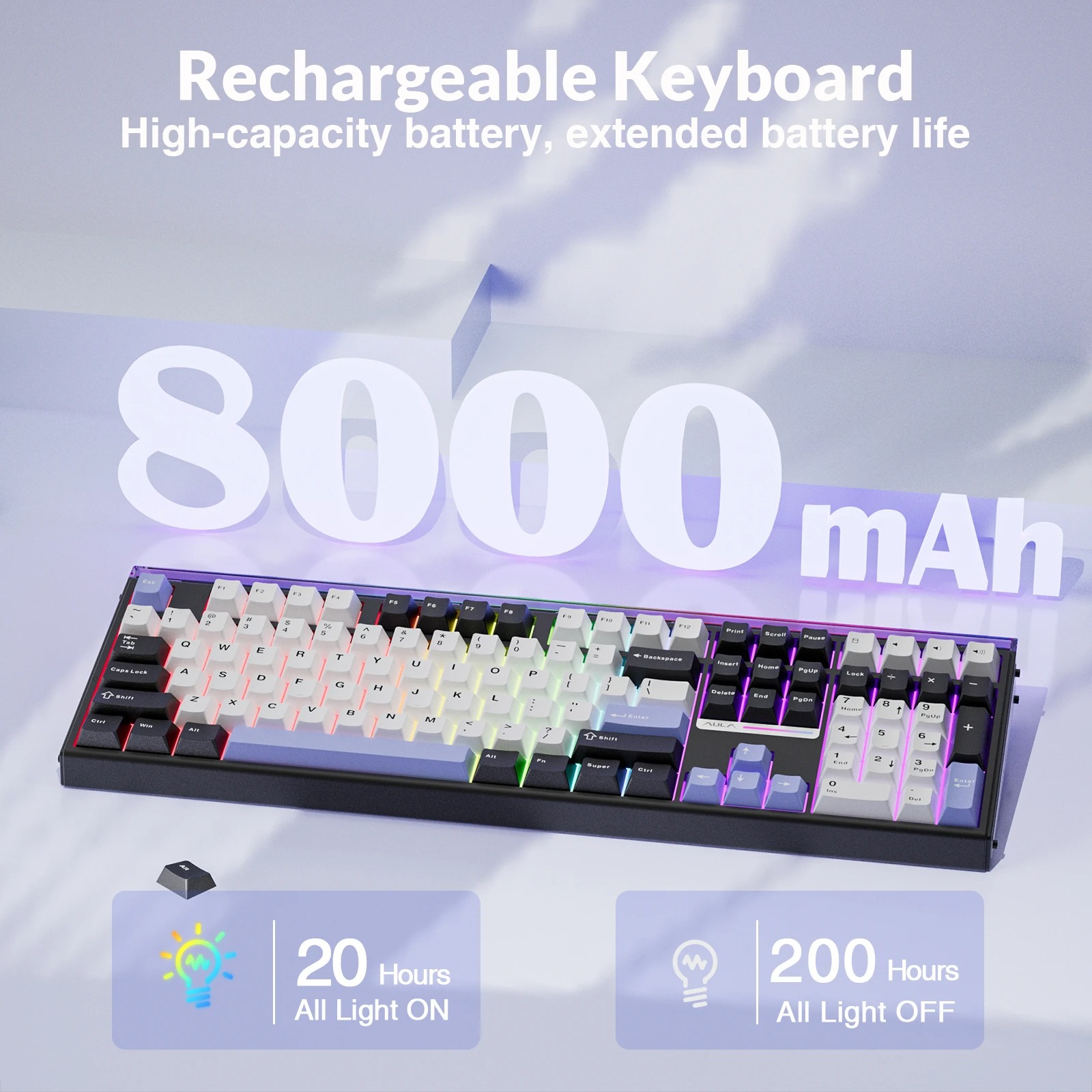 Tastiera meccanica AULA H108 T - Gaming Keyboard Hot Swappable recensione e prezzo