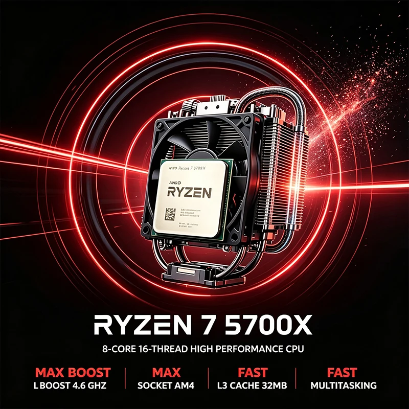 Processore AMD Ryzen 7 5700X 8 - Amd Cpu Ryzen 7 recensione e prezzo