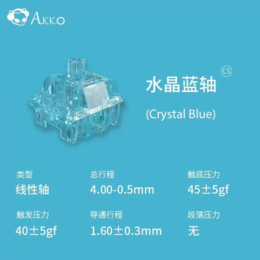 Akko Crystal V3 Interruttore V - Keyboard Gaming Blue Switch recensione e prezzo